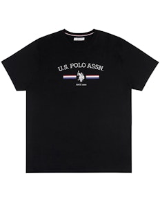 U.S Polo Assn. Stripe Rider T-Shirt Black